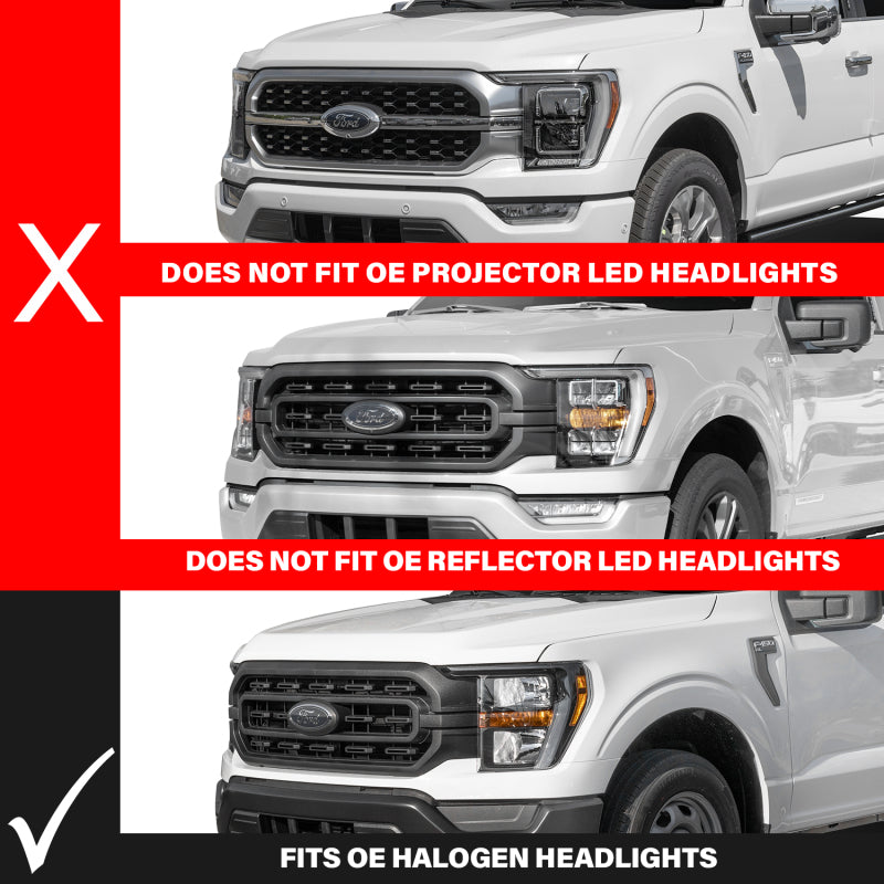ANZO 21-23 Ford F-150 (w/Factory Halogen) Z-Series Full LED Proj Headlights - Pass. Side ONLY 111593X-R 111593X-R User 1