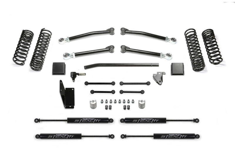 Fabtech 2020 Jeep Gladiator JT 6 Cyl 4WD 3in Trail System w/Stealth Shocks K4167M K4167M Photo - Primary