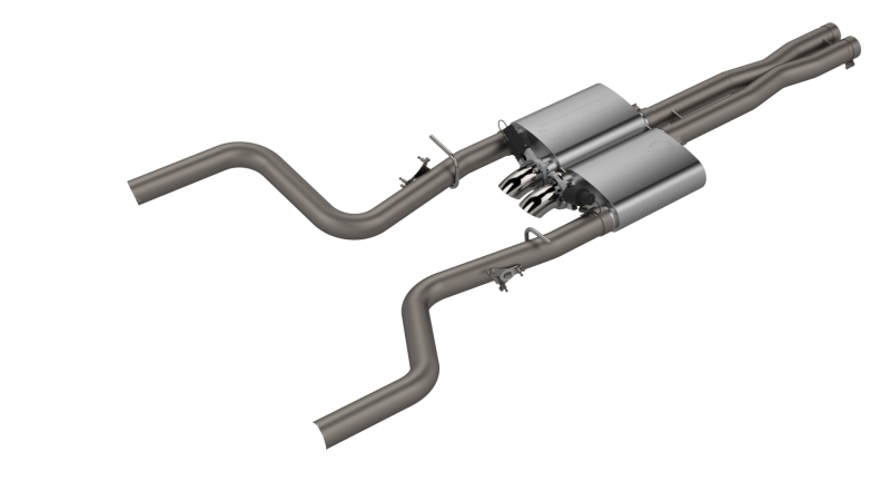 QTP 15-18 Dodge Challenger 6.2L/6.4L 304SS Screamer Cat-Back Exhaust w/3in Tips 430115 430115 Photo - Primary