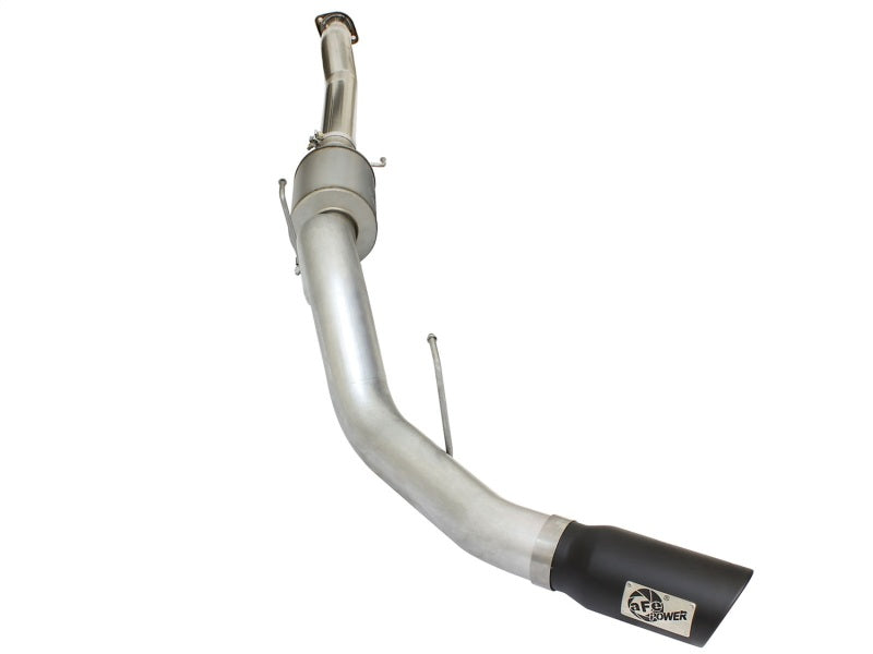 aFe Cat-Back Aluminized Steel Exhaust System Black - Ford F-150 2015 49-03069-B Photo - Unmounted