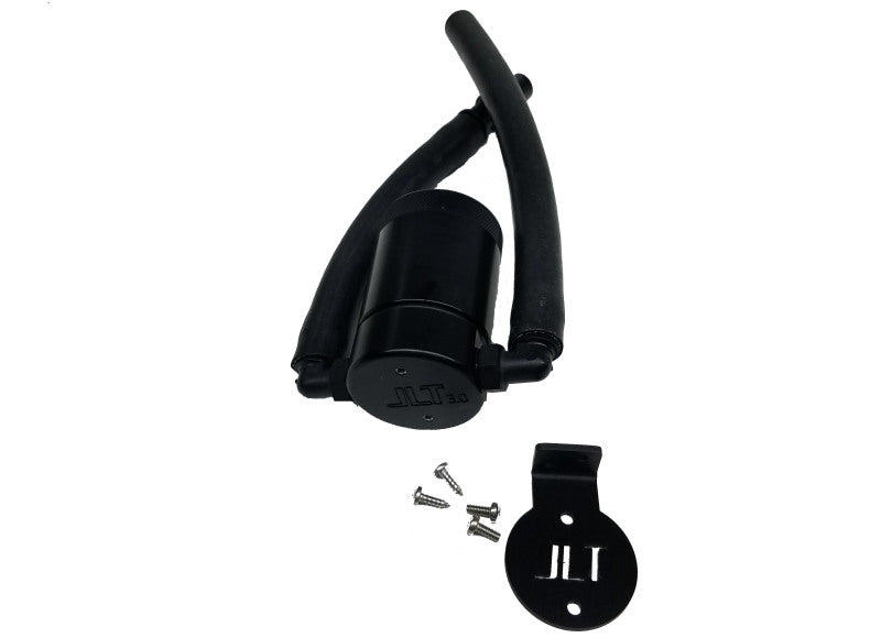 J&L 99-04 Ford Lightning Driver Side Oil Separator 3.0 - Black Anodized 3027D-B 3027D-B Photo - Primary