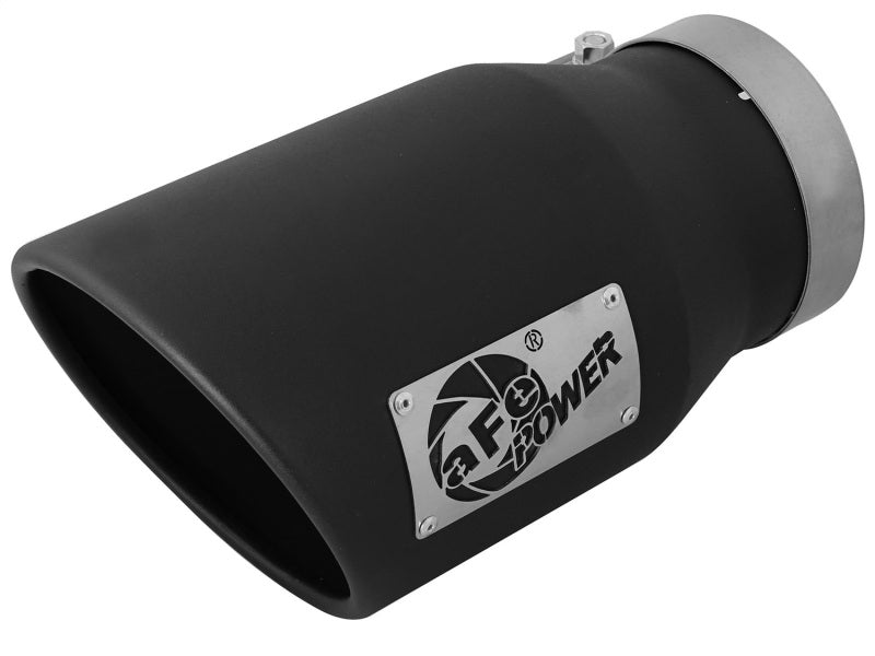 aFe MACH Force-Xp 5in 409 Stainless Steel Exhaust Tip: 5 In x 7 Out x 12L 49T50702-B12 Photo - Primary