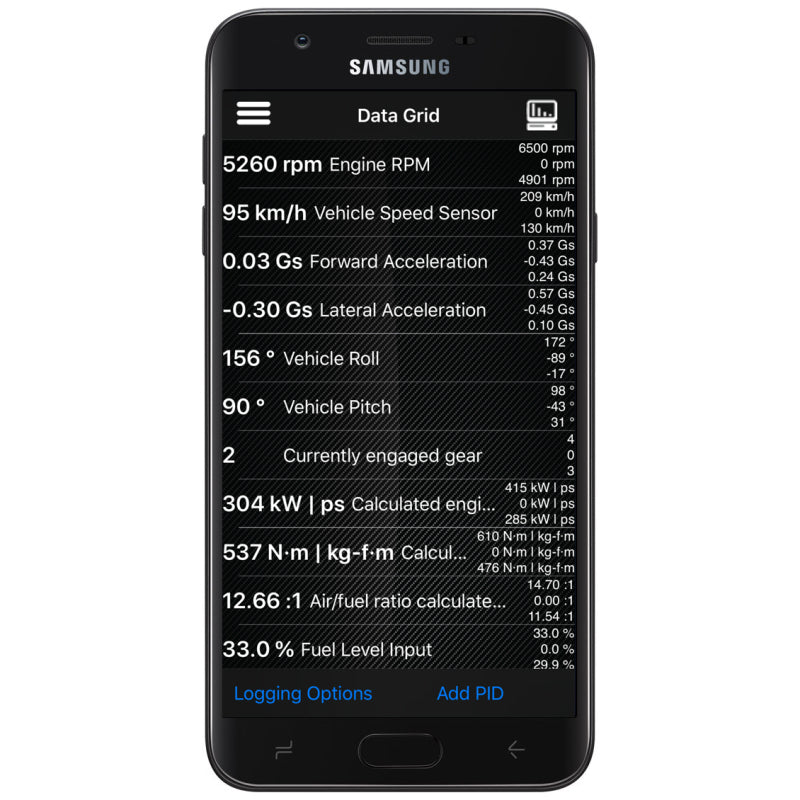 Autometer OBD-II Wireless Data Module Bluetooth DashLink for Apple IOS & Andriod Devices 6036 6036 User 5