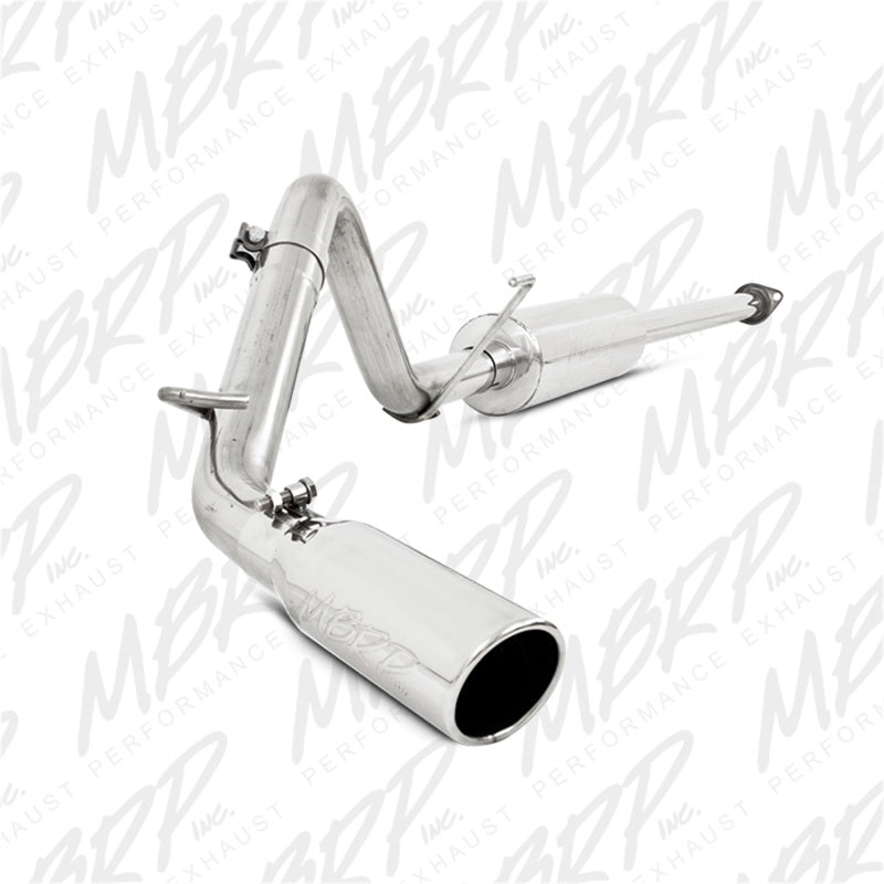 MBRP 05-13 Toyota Tacoma 4.0L EC/CC Cat Back Single Exit T409 Exhaust S5326409 Photo - Primary