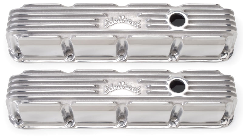 Edelbrock Valve Cover Classic Series Chrysler Magnum V8 Polshed 4177 4177 Photo - Primary