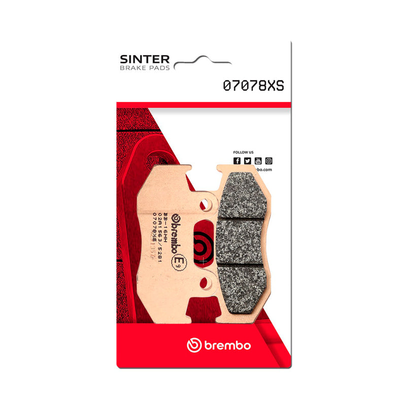 Brembo OE 88-93 Honda CH Spacy, Freeway Fusion 250cc Sinter Brake Pad - Front 07078XS 07078XS User 1