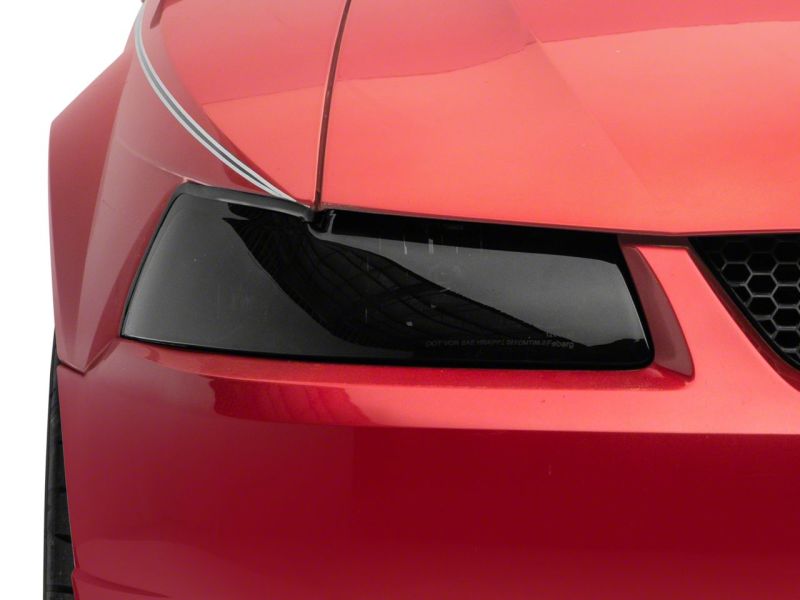 Raxiom 99-04 Ford Mustang Axial Series OEM Style Replacement Headlights- Blk Housing (Smoked Lens) 413420 413420 Photo - Close Up