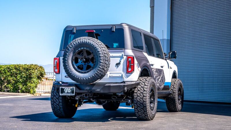 Borla 21-22 Ford Bronco 2.7L V6 4WD ATAK Axle Back Exhaust w/ Black Coated Tips 11978CB 11978CB Photo - lifestyle view