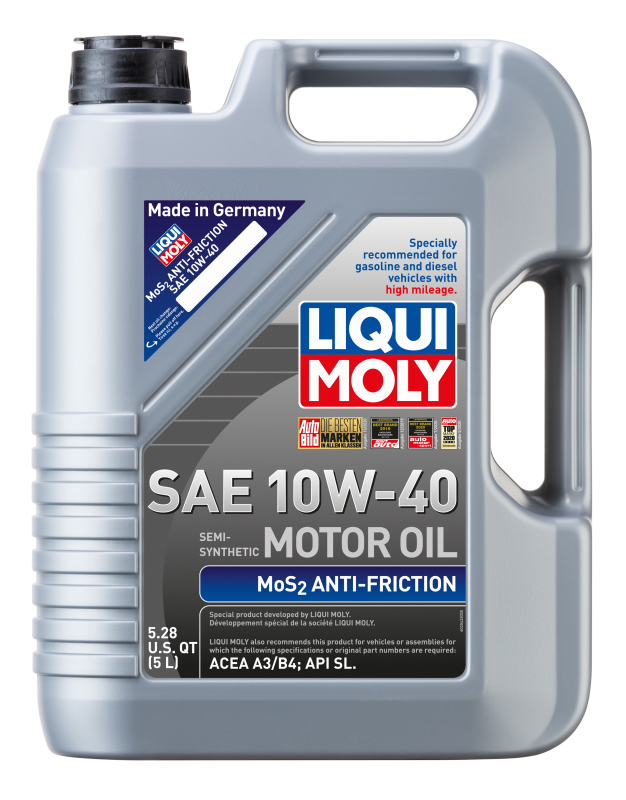 LIQUI MOLY 5L MoS2 Anti-Friction Motor Oil 10W40 2043 2043 Photo - out of package