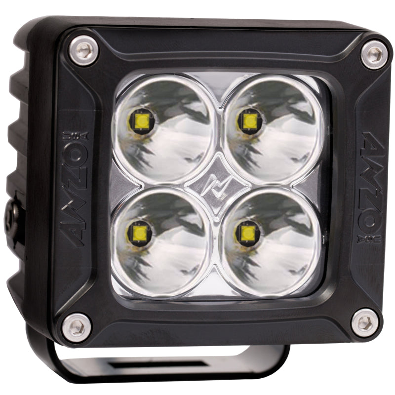 ANZO 3inx 3in High Power LED Off Road Spot Light w/ Harness 881045 881045 Photo - Primary