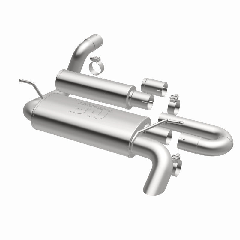Magnaflow 18-23 Jeep Wrangler JL 2.0L/3.6L Overland Series Axle-Back Exhaust 19620 19620 360 Degree Image Set