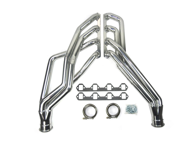 JBA 65-73 Ford Mustang 351W SBF 1-3/4in Primary Silver Ctd Long Tube Header 6616SJS 6616SJS Photo - Primary
