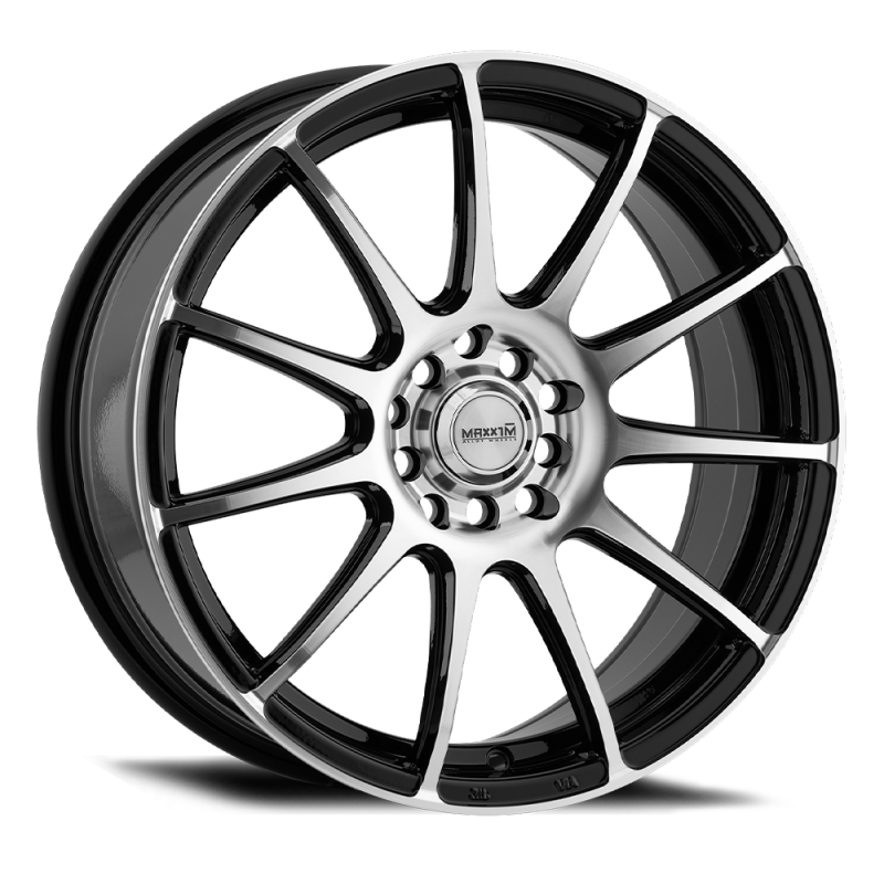 Maxxim Champ 17x7 10x100/114.3 ET40 Machined Face / Gloss Black CP77T0440M CP77T0440M Photo - Primary