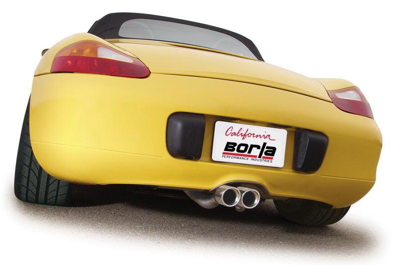 Borla 00-04 Porsche Boxster 3.2L 6cyl MT SS Catback Exhaust 140115 140115 Photo - Close Up