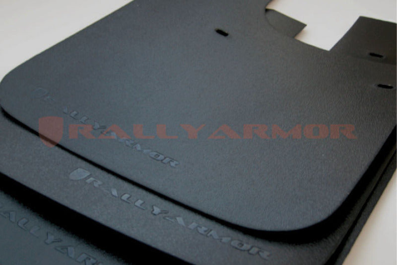 Rally Armor Basic Mud Flap Black Subaru RS,LX,GL,Sport 93-01 MF2-BAS-BLK Photo - Primary