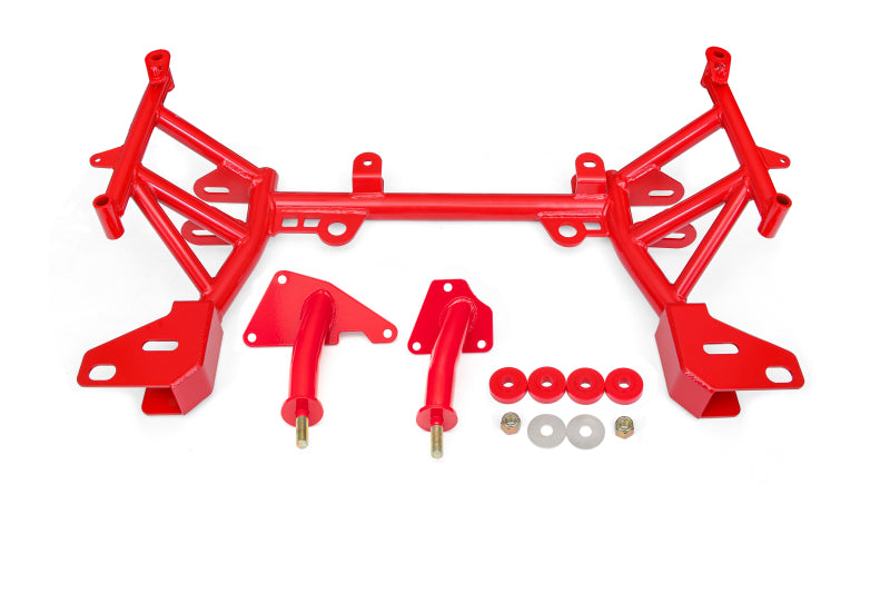 BMR Suspension BMR 93-02 4th Gen F-Body K-Member LT1 Motor Mounts Standard Rack Mounts Red KM341R KM341R Photo - Primary