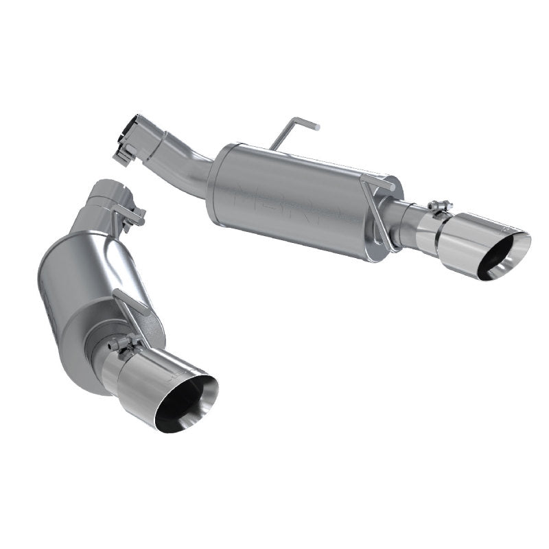 MBRP 05-10 Ford Mustang GT 5.0/Shelby GT500 Dual Mufflers Axle Back Split S7200304 Photo - Primary