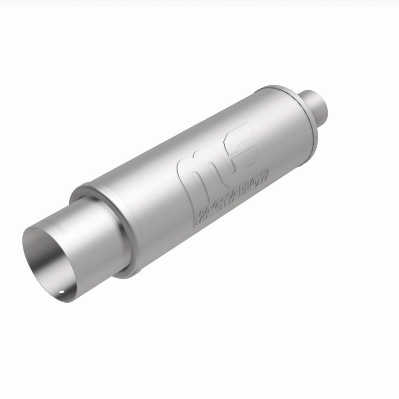 MagnaFlow 5" Round Center/Center Performance Muffler With Tip 14857 360 Degree Image Set