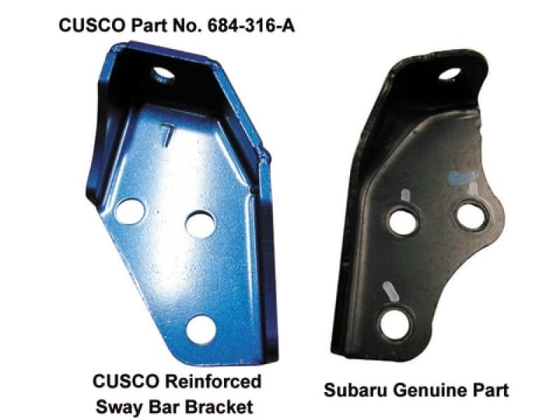 Cusco BP5 Subaru Legacy Rear Harder Sway Bar Bracket 684 316 A User 1