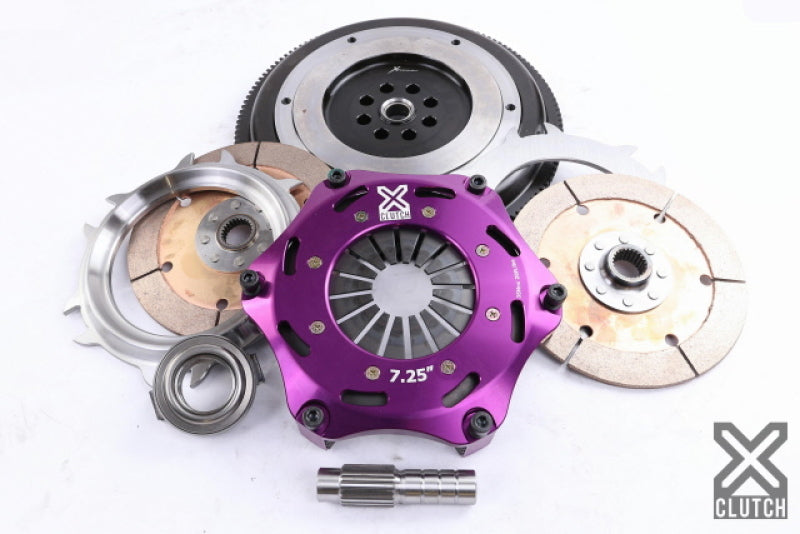 XCLUTCH 17-21 Honda Civic 1.5L 7.25in Twin Solid Ceramic Clutch Kit XKHN18527-2E XKHN18527-2E Photo - Primary