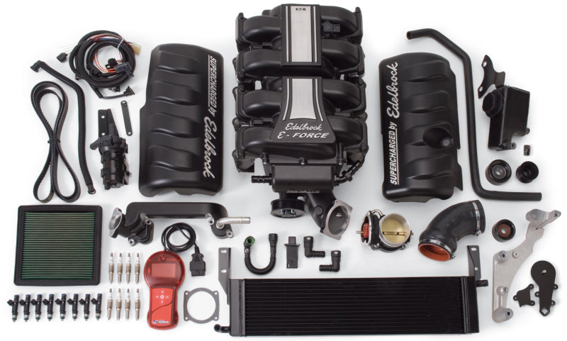 Edelbrock Supercharger, Stage 1-Street Kit, 2005-2009, Ford, Mustang, 4.6L 3V 1580 Photo - Primary