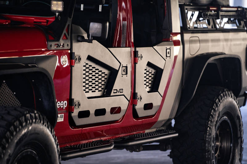 DV8 Offroad 18-22 Jeep Wrangler JL/JT Spec Series Half Doors - Front Set HDJL-02F HDJL-02F Photo - Unmounted