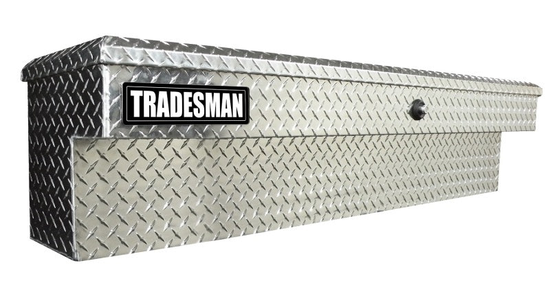 Tradesman Aluminum Side Bin Truck Tool Box w/Push Button (70in.) - Brite 9772PB 9772PB User 1