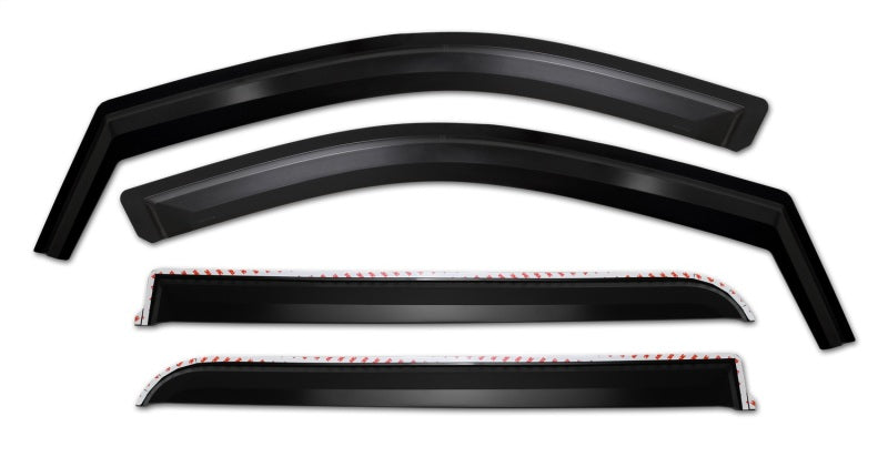 Putco 19-21 Chevy Silverado 1500 - Double Cab Element Matte Black Window Visors (Set of 4) 680243 680243 Photo - Primary