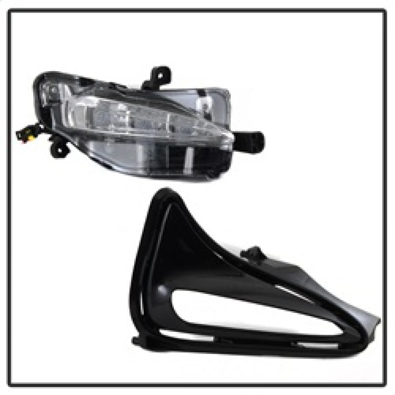 Spyder 2017+ Toyota Corolla OEM LED Fog Lights w/Switch - Clear (FL-TCO17-LED-C) 5084866 5084866 Photo - Unmounted