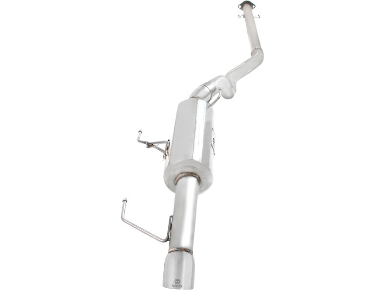 aFe Takeda 2-1/2in 304 Stainless Steel Cat-Back Exhaust System w/Polished 49-36109-P Photo - Unmounted