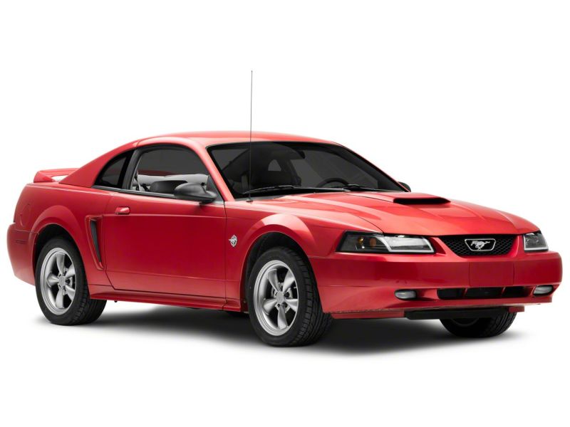 Raxiom 99-04 Ford Mustang Axial Series Headlights w/ Sequential LED Bar- Blk Housing (Clear Lens) 422713 422713 Photo - Close Up