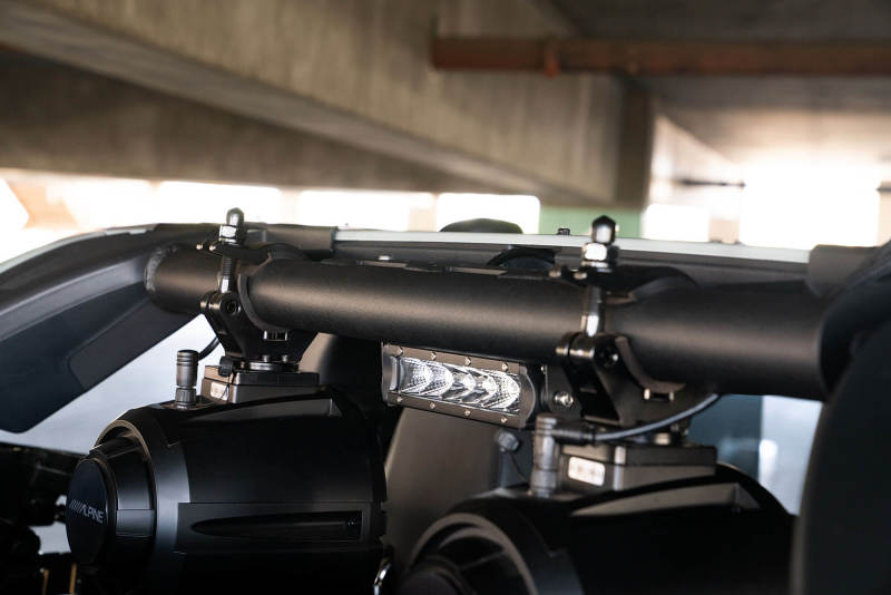 DV8 Offroad 21-22 Ford Bronco 4dr Rear Speaker & Light Mount Bar BRSB-01 BRSB-01 Photo - Mounted