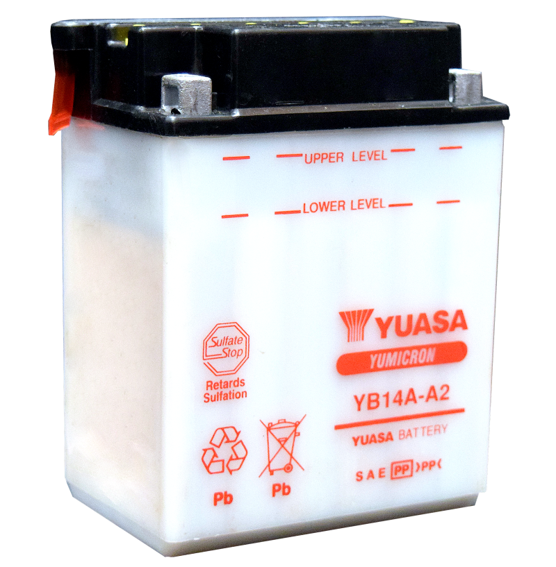 Yuasa Battery Yuasa YB14A-A2 Yumicron CX 12 Volt Battery YUAM2214AIND YUAM2214AIND User 1