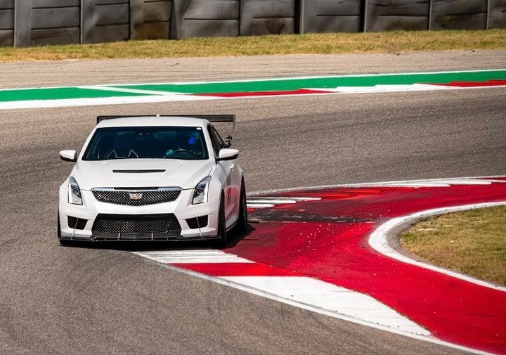 APR Cadillac ATS-V Carbon Fiber Front Wind Splitter 2016-2019 (with Carbon Package)