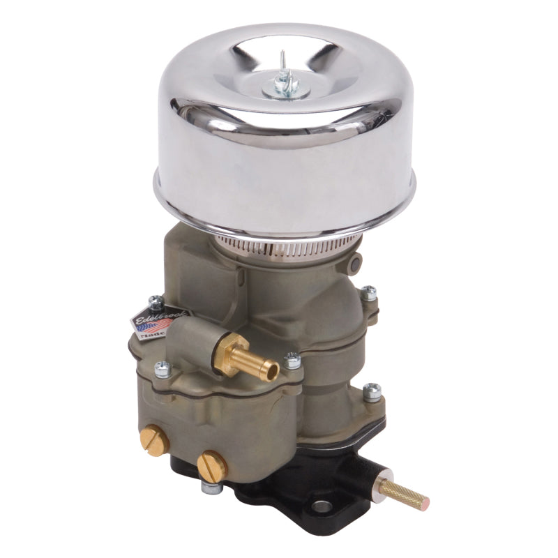 Edelbrock Air Cleaner, 94 Series, Round, Steel Top, Paper Element, 4.65" Dia. X 1202 Photo - out of package