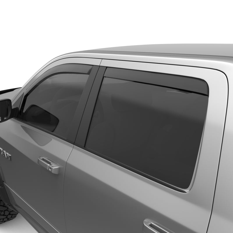 EGR 09-13 Dodge Ram 1500/2500/3500 Crew Cab In-Channel Window Visors - Set of 4 - Matte (572755) 572755 572755 Photo - Close Up