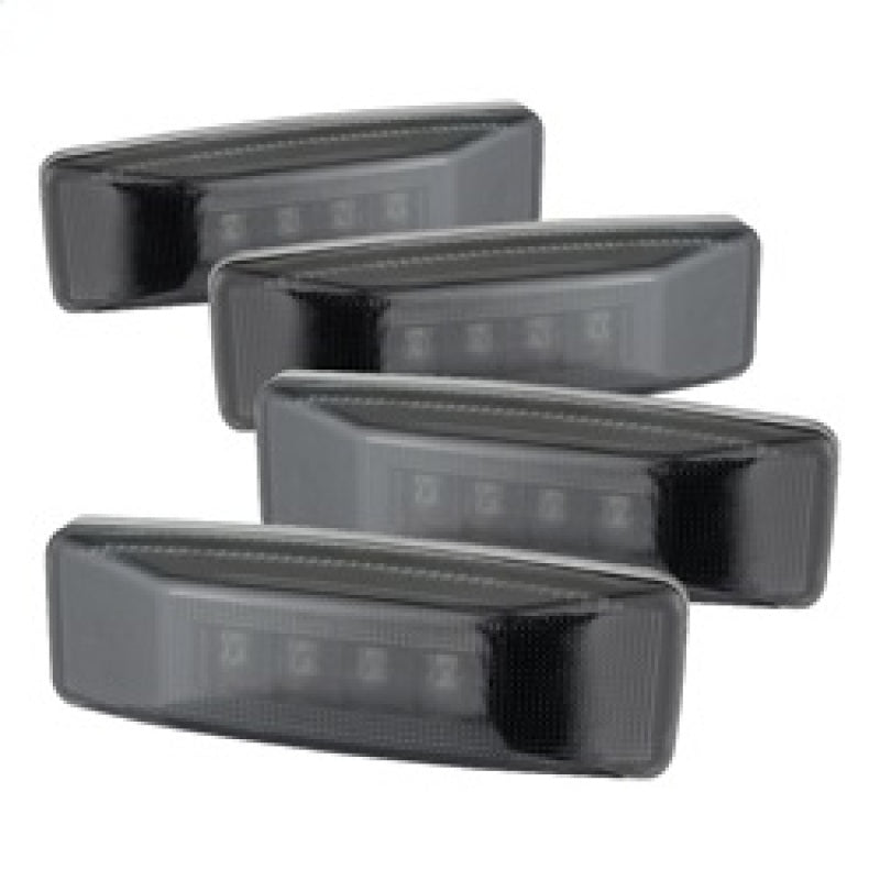 SPYDER Xtune Dodge Ram 94-02 Dually 2 Red LED+2 Amber LED Fender Lights 4pcs Smoke ACC-LED-DR94-FE-SM 9924705 9924705 Photo - Primary