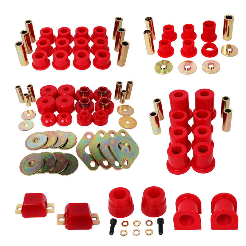 Energy Suspension ES Hyper-Flex Sets - Red Suspension Bushing Kits main image