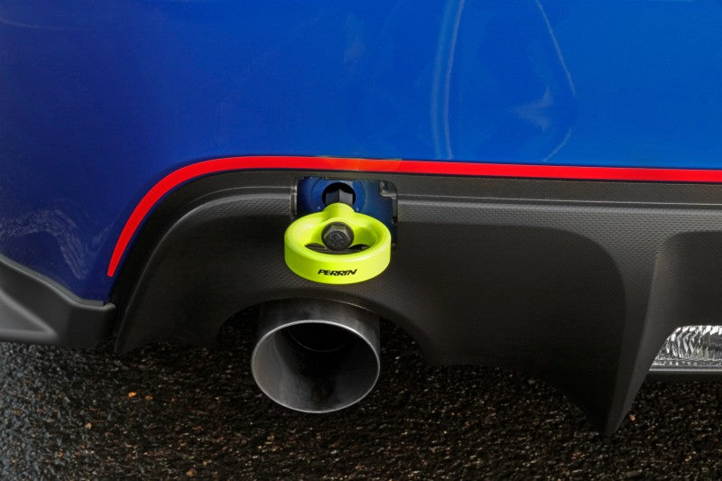 Perrin Subaru BRZ/Scion FR-S/Toyota 86 Tow Hook Kit (Rear) - Neon Yellow PSP-BDY-255NY PSP-BDY-255NY Photo - Primary