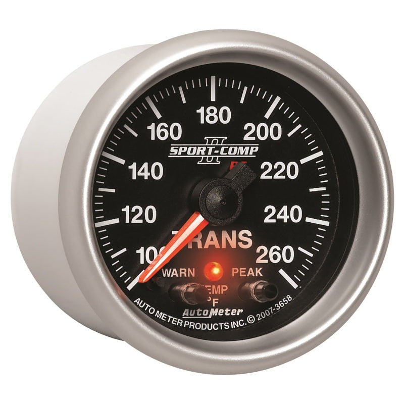 Autometer 2-1/16" Transmission Temperature, W/Peak & Warn, 100-260 °F 3658 User 4