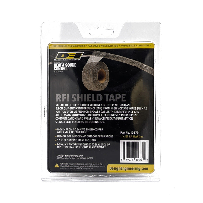 DEI RFI Wire Mesh Shield Tape - 1in x 25ft 10679 10679 Photo - in package
