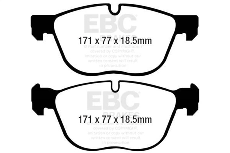 EBC 07-10 BMW X5 3.0 Ultimax2 Front Brake Pads UD1294 UD1294 Photo - Primary