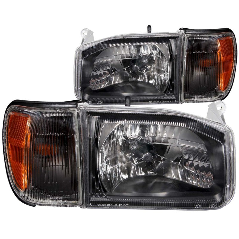 Anzo 1999-2004 Nissan Pathfinder Crystal Headlights Black 111051 Photo - Primary