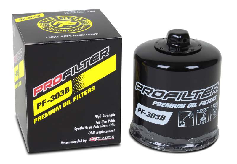 ProFilter Honda/Kawasaki/Polaris/Yamaha Spin-On Black Various Performance Oil Filter PF-303B PF-303B User 1