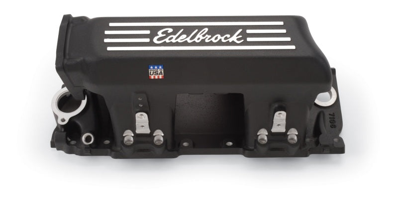 Edelbrock Manifold, Efi, Pro-flo Xt, BB Chevy, Rect. Port Heads, Black Powder Co 71363 Photo - Primary