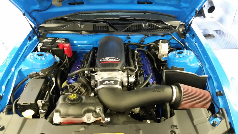 JLT 11-14 Ford Mustang GT (w/Cobra Jet Intake Manifold) Black Text CAI Kit w/Red Filter - Tune Req CAI-FMGCJ-11 CAI-FMGCJ-11 Photo - Primary