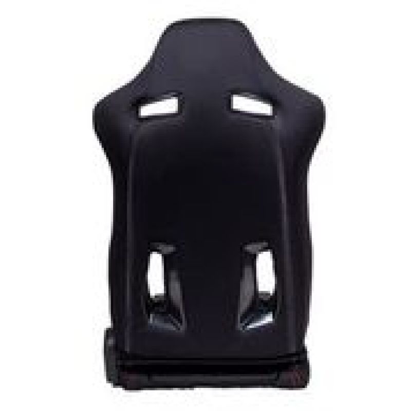 NRG "The Arrow" Cloth Sport Seat Black w/ Red Stitch w/ logo RSC-800L/R User 1