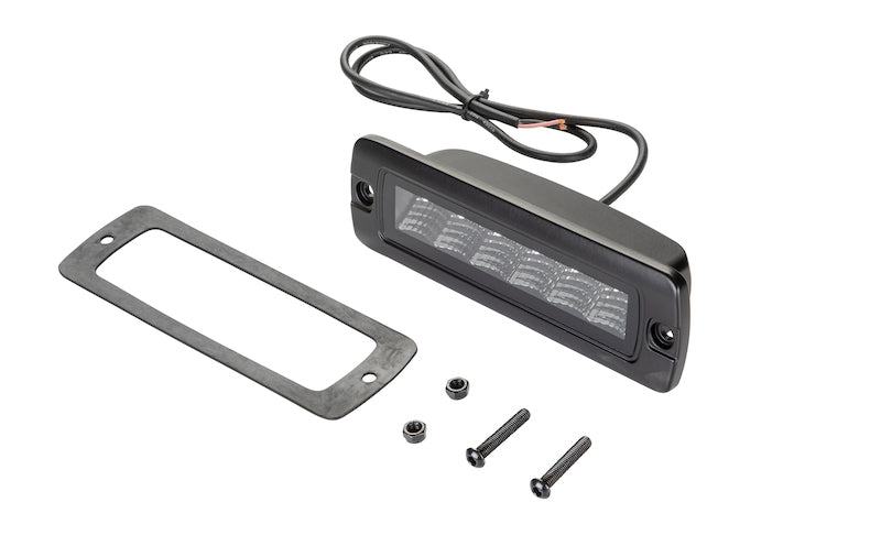 Hella Universal Black Magic 6 L.E.D. Flush Mount Mini Light Bar - Flood Beam 358176221 358176221 Photo - out of package
