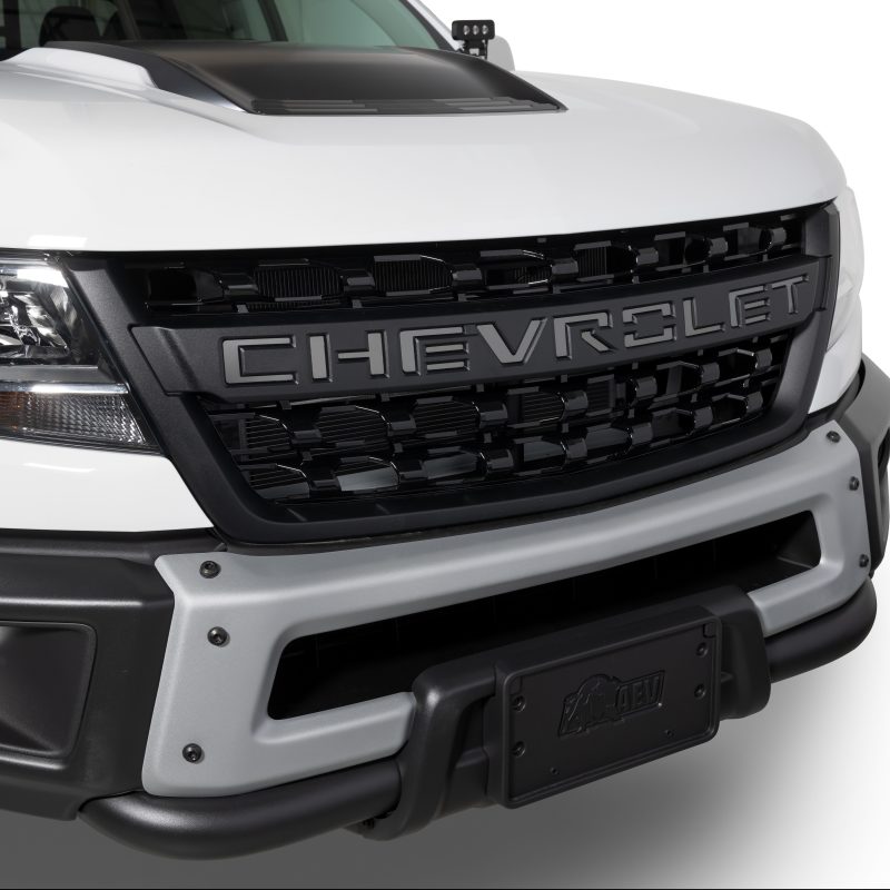 Putco 19-20 Chevy Colorado - Grille Letters - Black Platinum Chevrolet Letters 55554BPGM 55554BPGM Photo - Primary