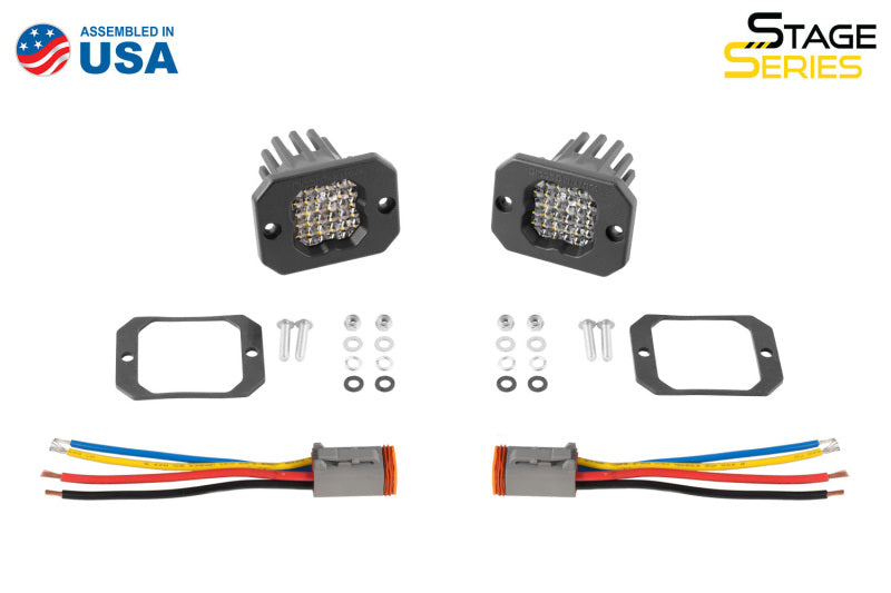 Diode Dynamics Stage Series C1R - White Flood Flush Mount LED Pod (Pair) DD7427P DD7427P User 2